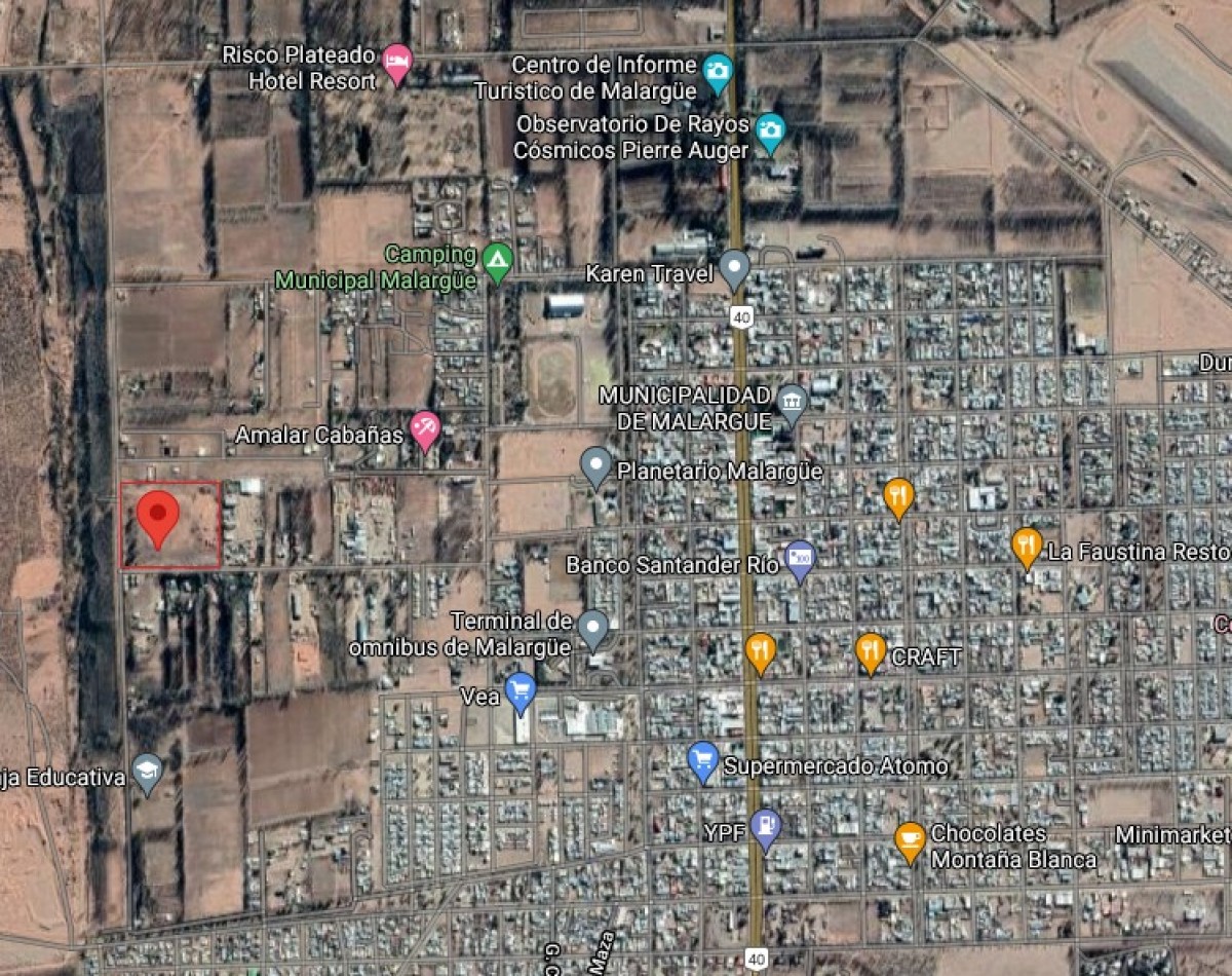 INMOESTATE VENDE BASE DE OPERACIONES INDUSTRIALES, MALARGUE, MENDOZA 