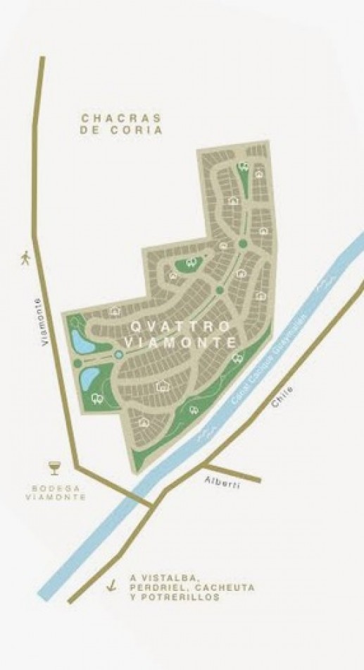 INMOESTATE VENDE LOTE EN BARRIO PRIVADO QVATTRO VIAMONTE, CHACRAS DE CORIA, MENDOZA